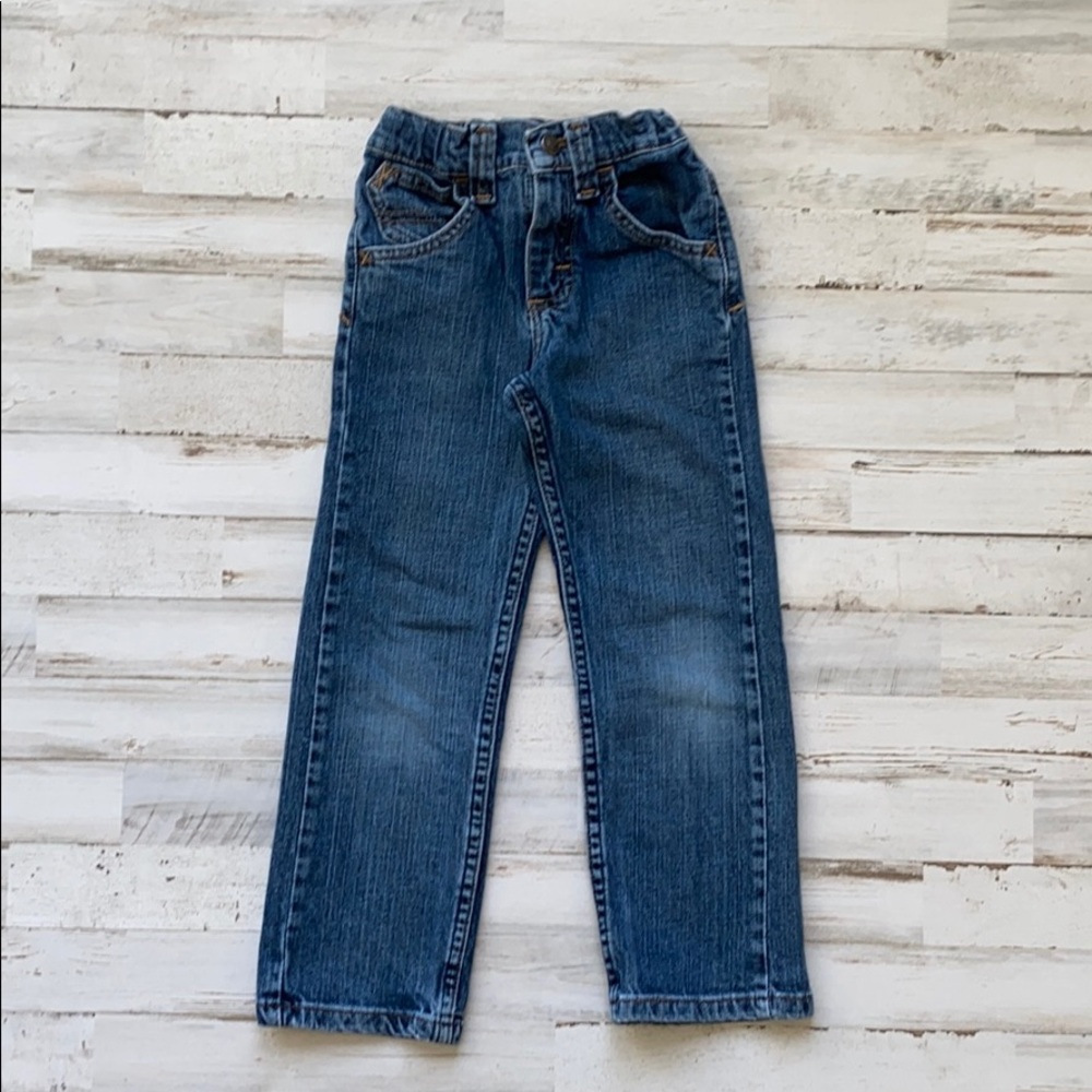 Boys 5 SLIM Wrangler adjustable waist jeans EUC